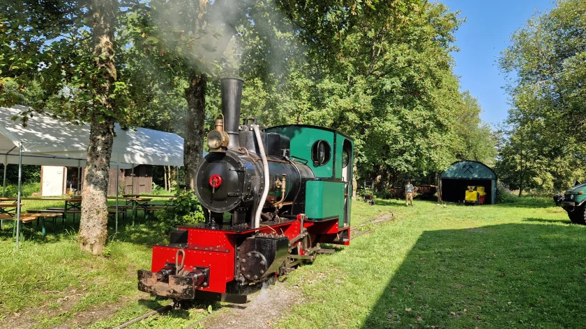 Saisonstart mit Dampflok Fabian