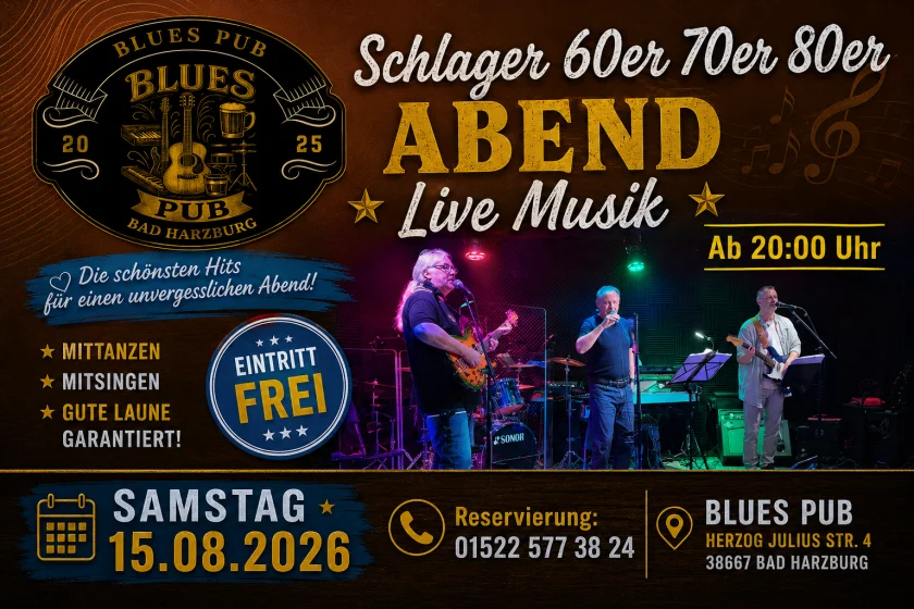 Schlagerabend im Blues Pub