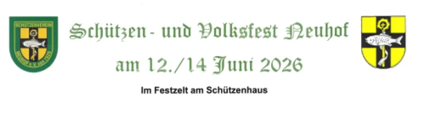 Schützenfest Neuhof - Im Festzelt am Schützenhaus