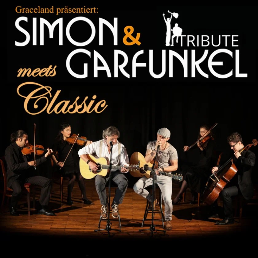 Simon & Garfunkel Tribute meets Classic – Duo Graceland mit Streichquartett