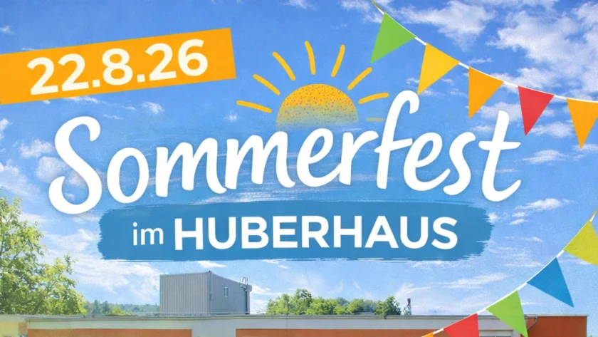 Sommerfest im Huberhaus - Sommerfest mit Spendenaktion