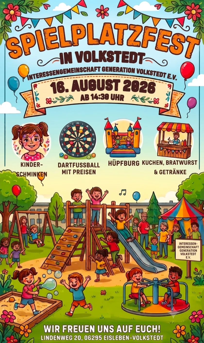 Spielplatzfest Volkstedt