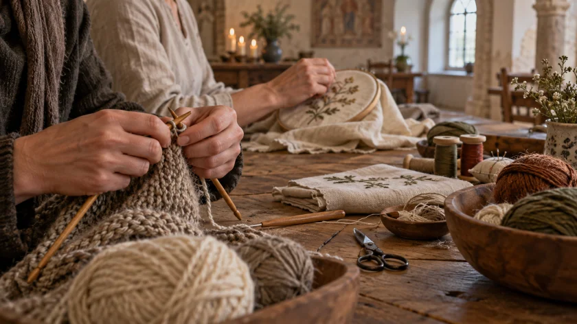 Spiritueller Herbst der Harzer Klöster - Mit Faden und Nadel(n) - Handarbeits Nachmittag in Brunshausen