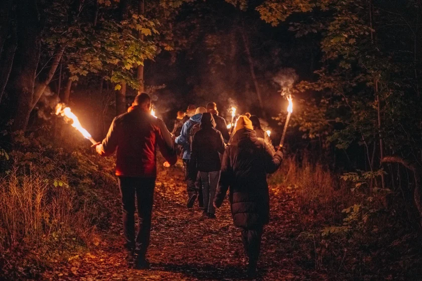 Stimmungsvolle Fackelwanderung in Hohegeiß