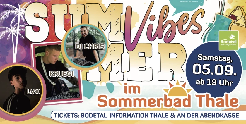 SummerVibes 2026 - Die SummerVibes sind wieder da und mit ihnen die schönste Zeit des Jahres.