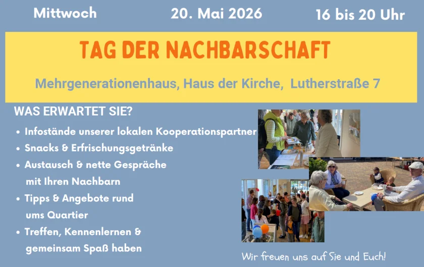 Tag der Nachbarschaft - Begegnung, Austausch und gemeinsames Erleben