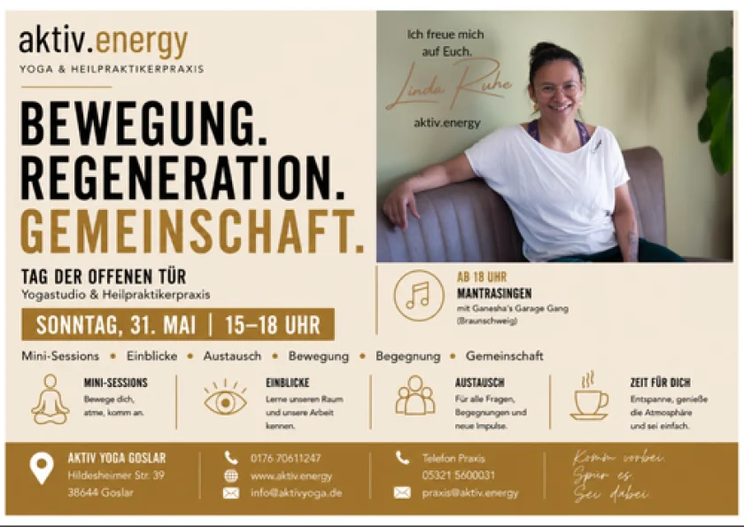 Tag der offenen Tür - Yogastudio und Heilpraktikerpraxis
