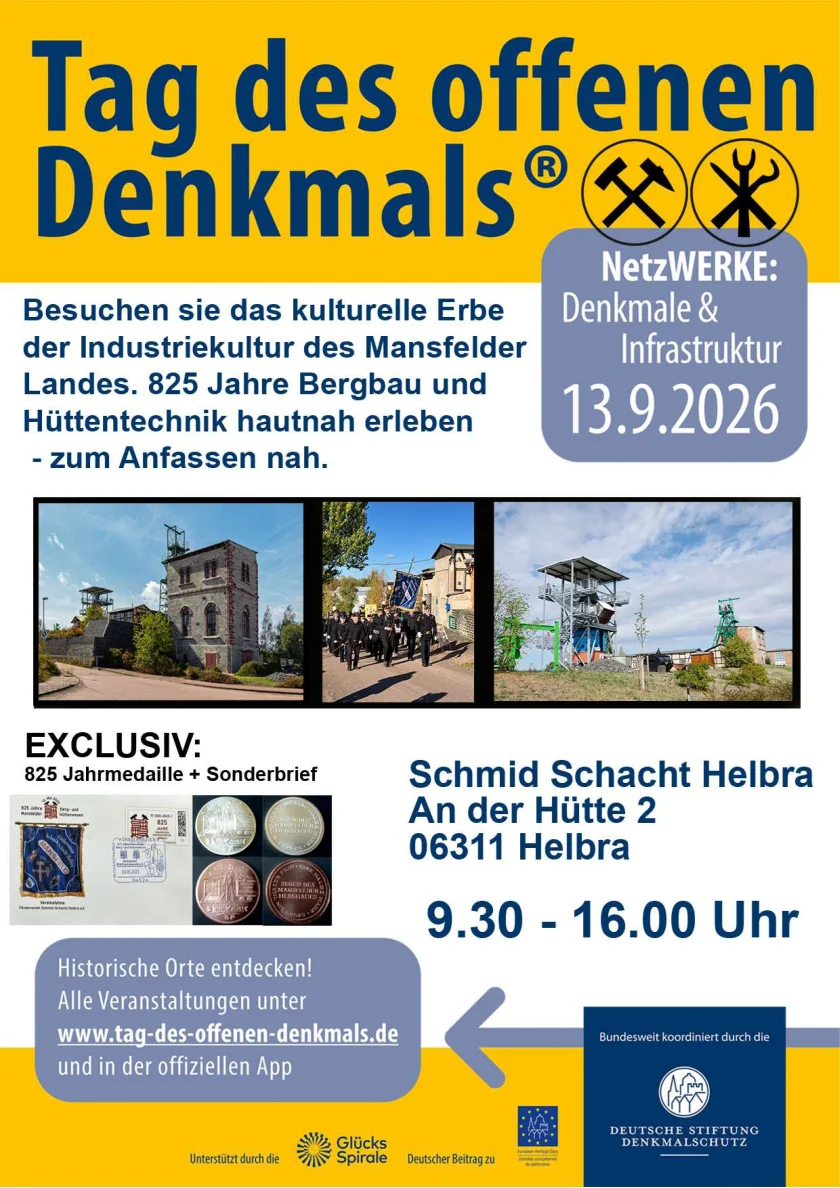 Tag des offenen Denkmals Schmid Schacht Helbra