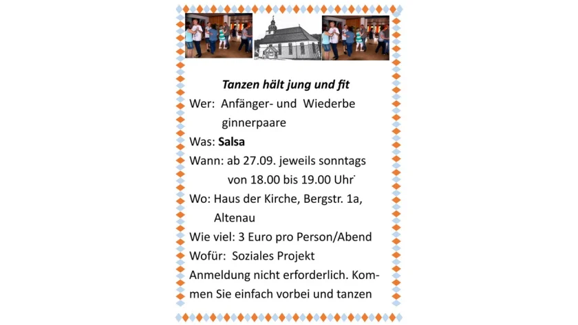 Tanzen hält jung und fit - Salsa