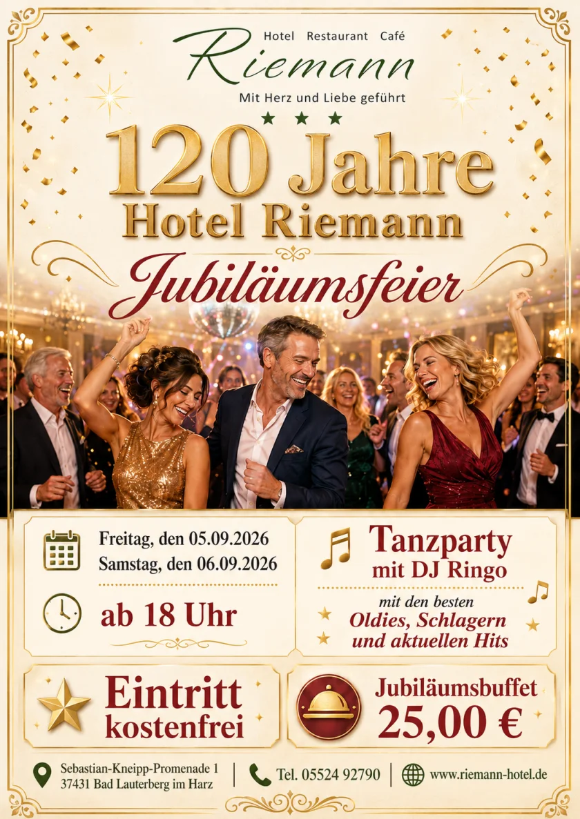 Tanzparty zum Jubiläum