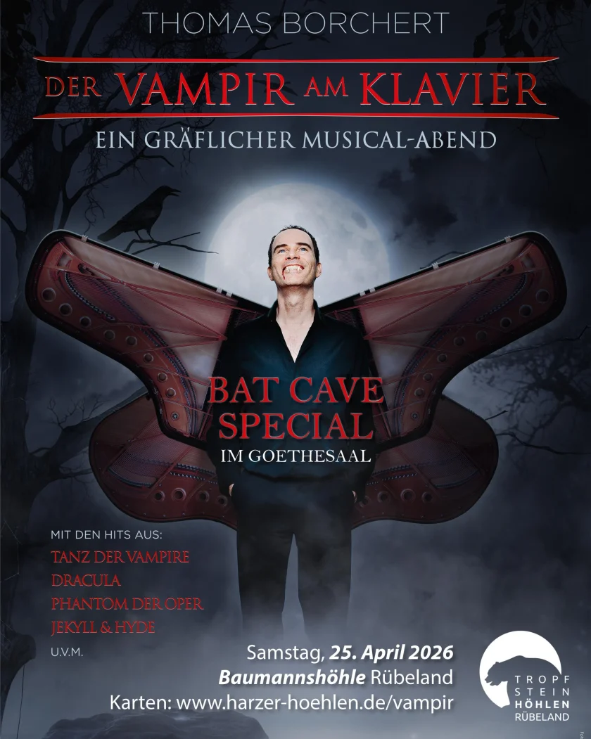 Thomas Borchert - Der Vampir am Klavier - in der Baumannshöhle