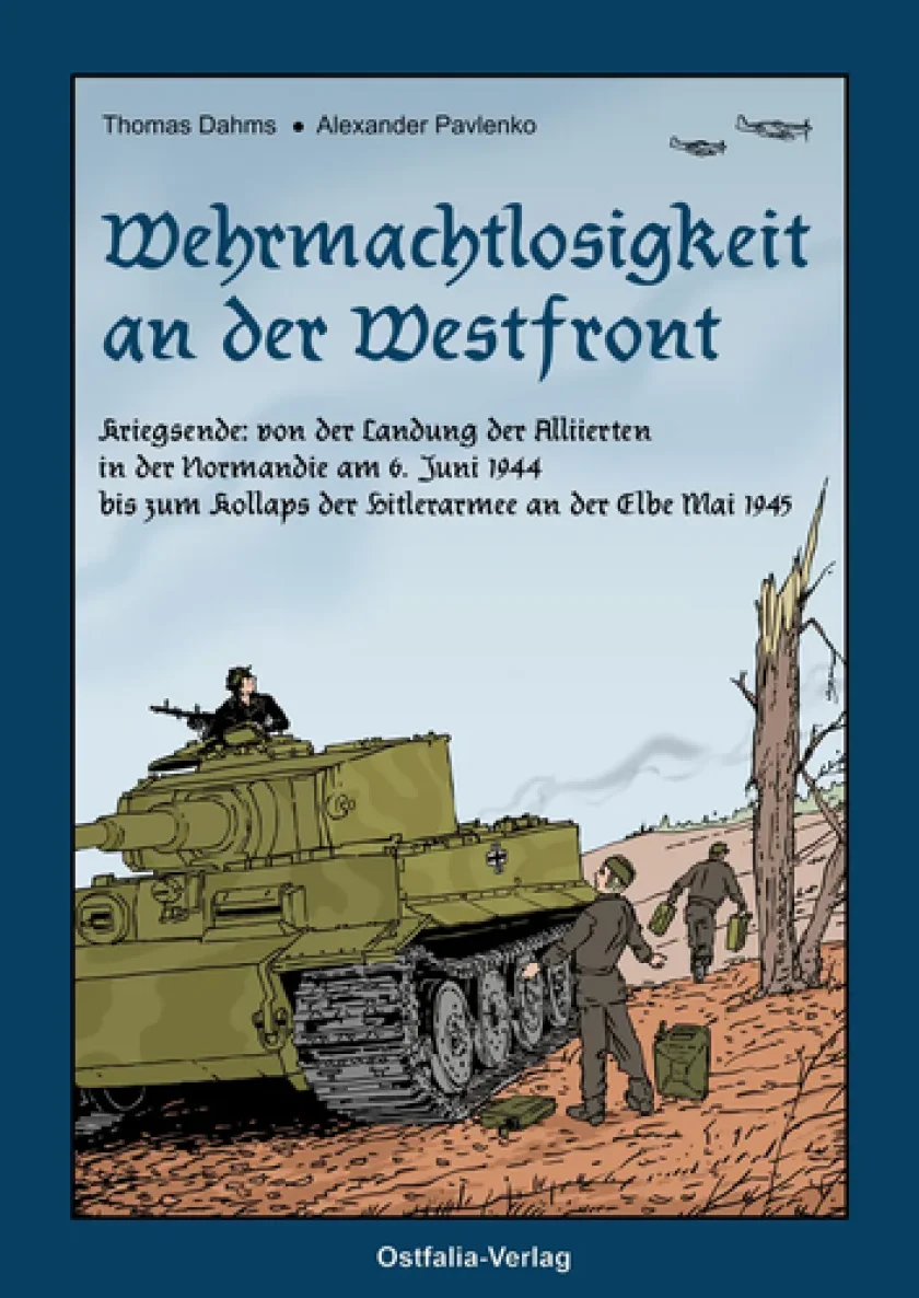 Thomas Dahms präsentiert seinen Comic "Wehrmachtslosigkeit an der Westfront"