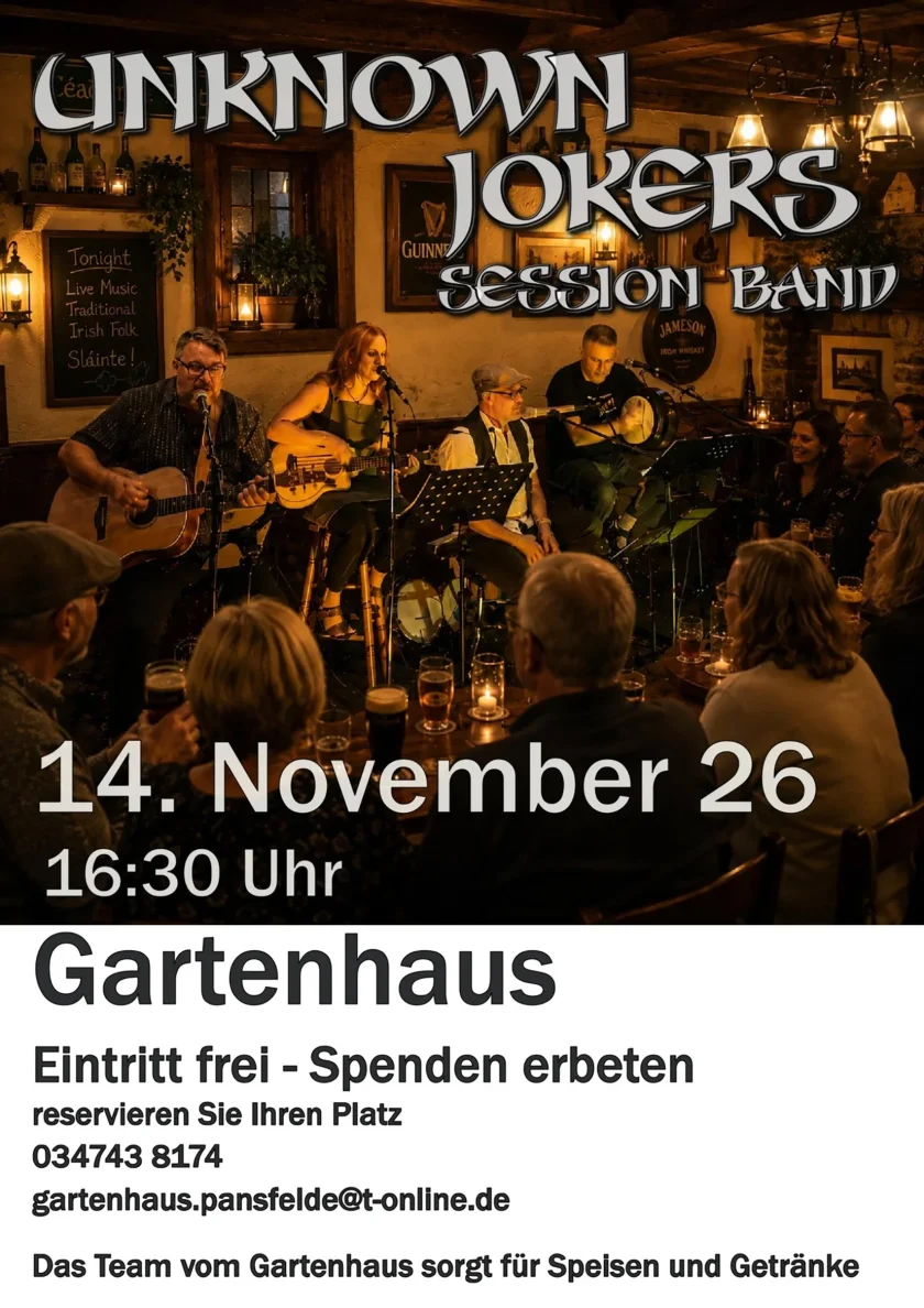 Unknown Jokers Session Band Live