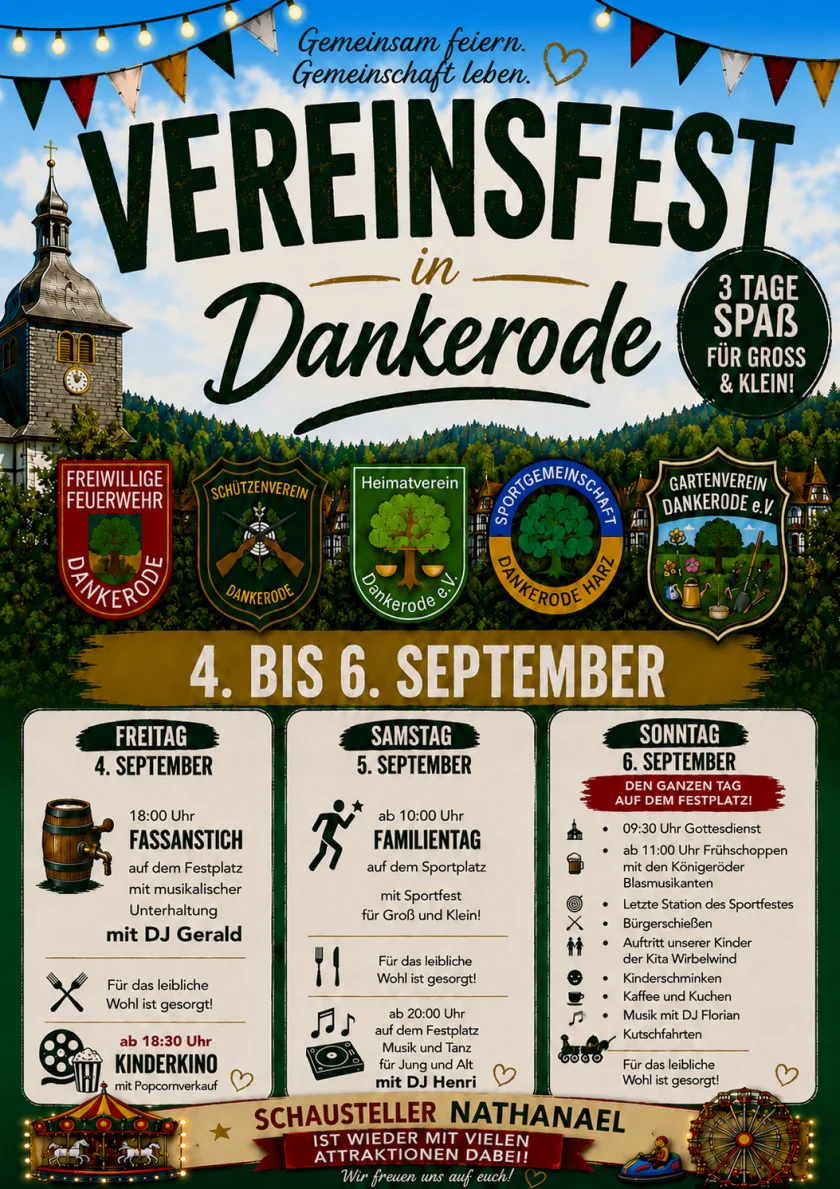 Vereinsfest in Dankerode - Vereinsfest in Dankerode