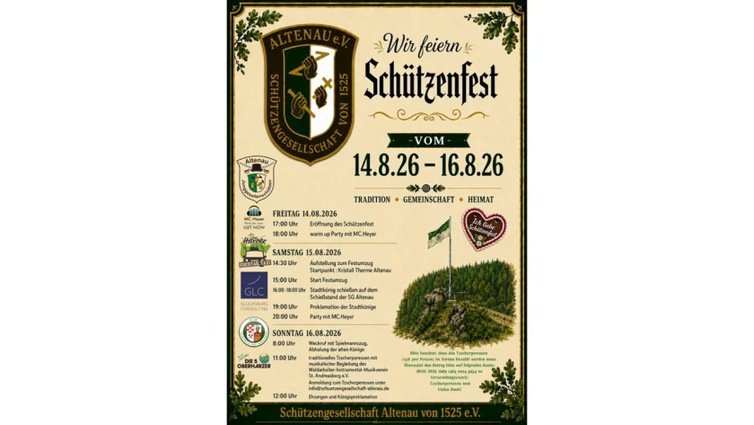 Volks- und Schützenfest Altenau - Volks- und Schützenfest 2026 Altenau