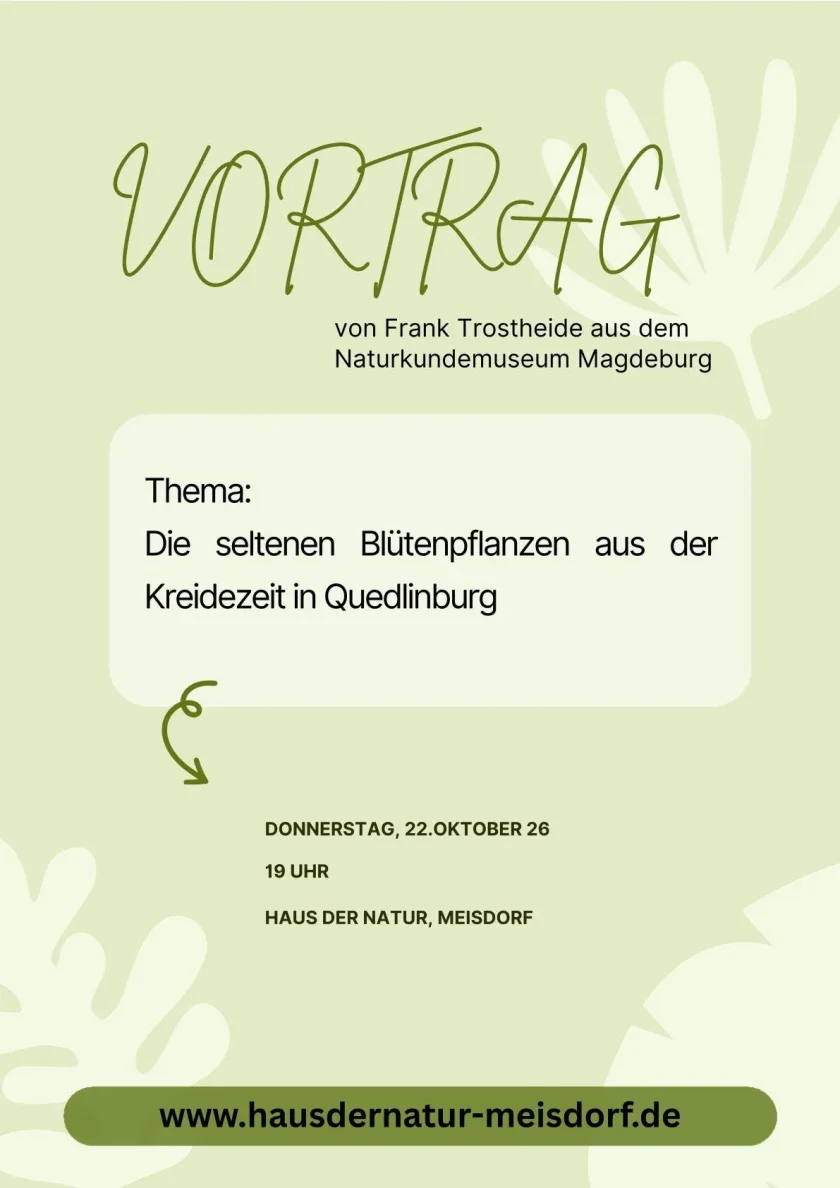 Vortrag im Haus der Natur
