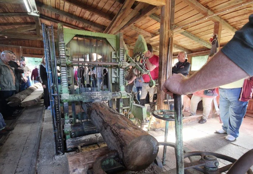 Willkommen im Schausägewerk Elbingerode - Tag der Offenen Tür im Schausägewerk Ehrt