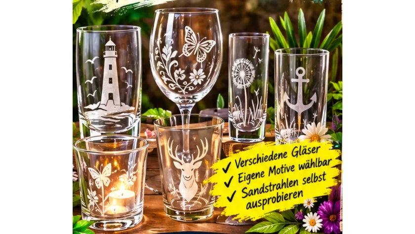 Workshop: Sandstrahlen - ✨ NEU! SANDSTRAHLEN FÜR JEDERMANN! ✨