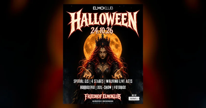 XXL HALLOWEEN - beim FRIEDHOF ELMOKLUB
