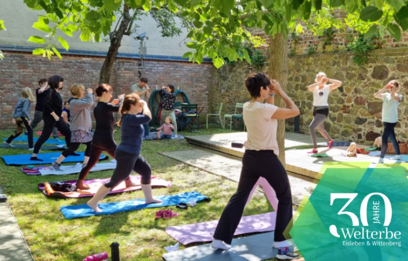 Yoga im Welterbe - Sitzyoga für das Büro