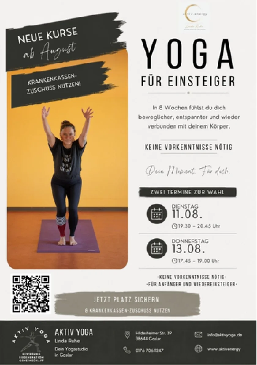 Zertifizierter Yogakurs für Einsteiger