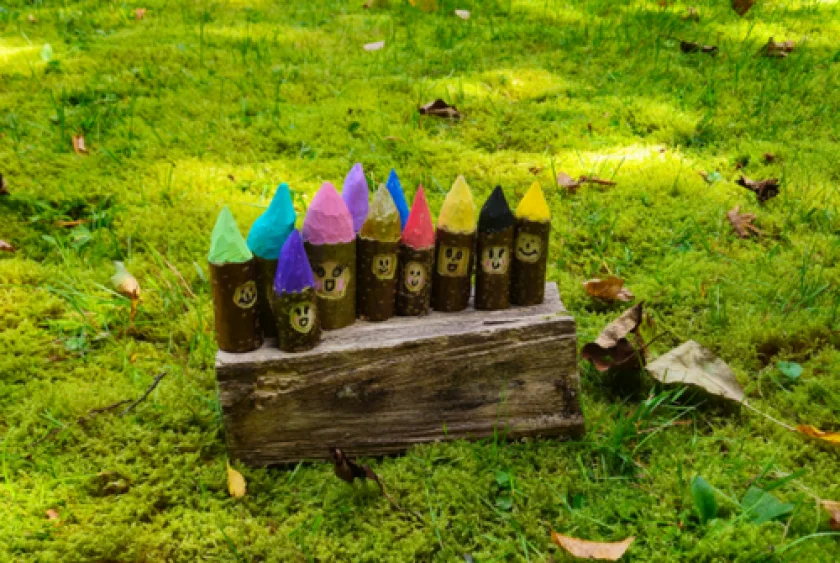 Zwergen-Bastelzeit mit rafts on trails - 